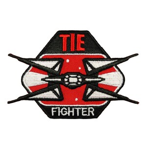 Disney Star Wars The Last Jedi TIE Fighter Patch Spaceship New Movie Iron On