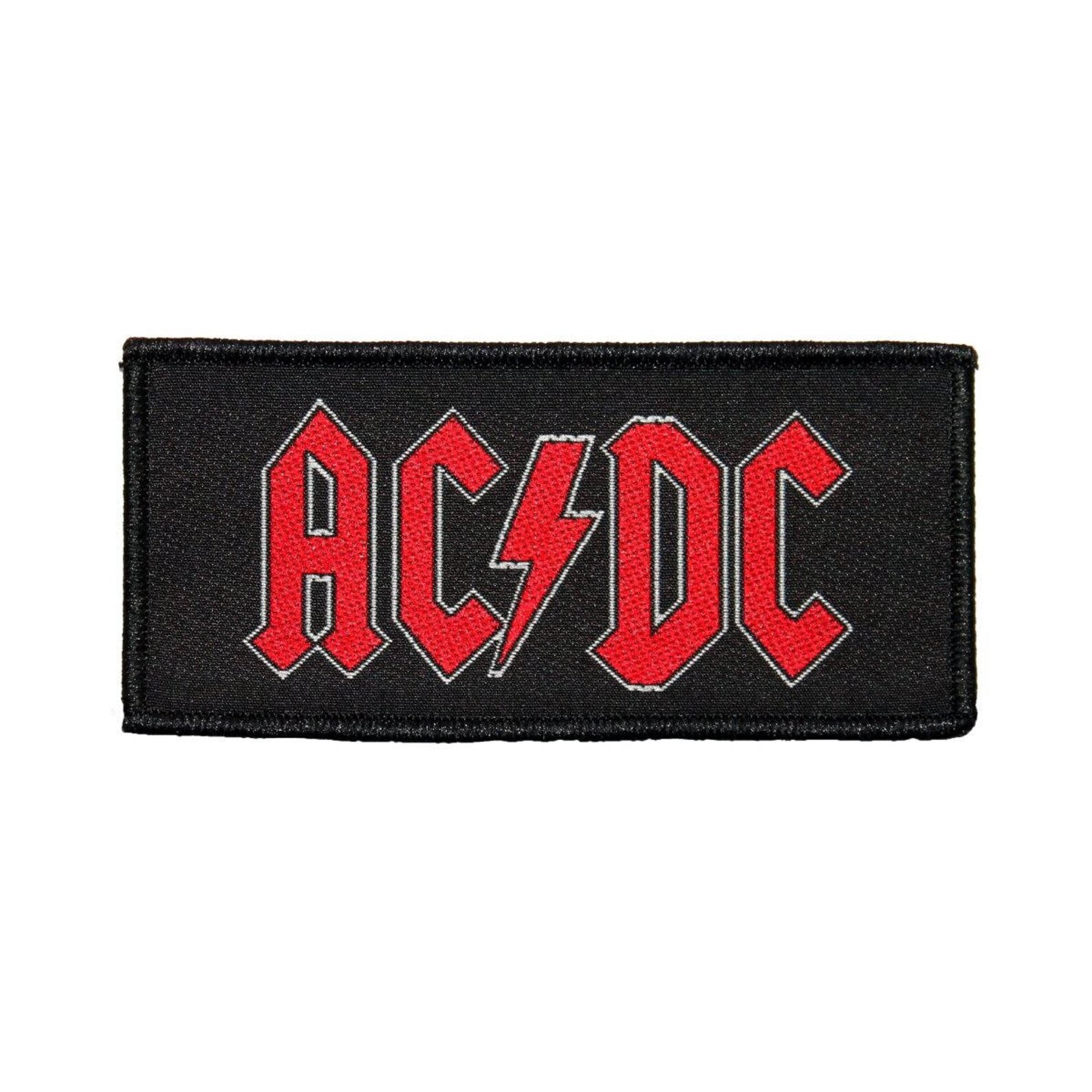 AC/DC ACDC Red Name Logo Patch Blues Hard Rock Music Band - Etsy