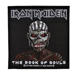 Iron Maiden The Book Of Souls Patch Album Art Heavy Metal Woven Sew On Applique