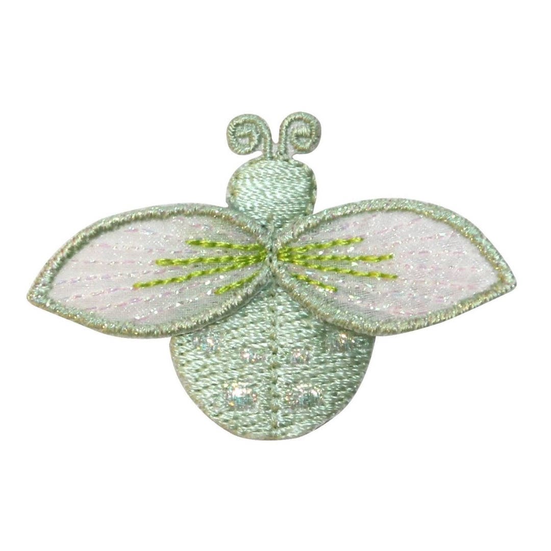 ID 1616H Green Ladybug Fly Patch Garden Beetle Bug Embroidered Iron on ...