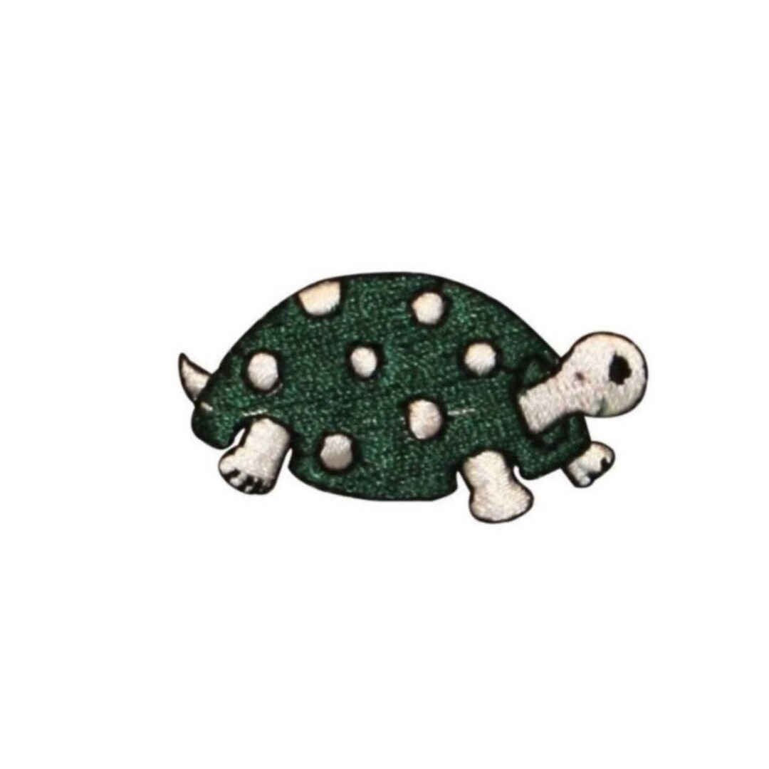 ID 0729D Cartoon Spotted Turtle Patch Cute Shell Embroidered Iron on ...