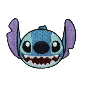 Disney Character Stitch Patch Lilo Movie Alien Embroidered Iron On Applique