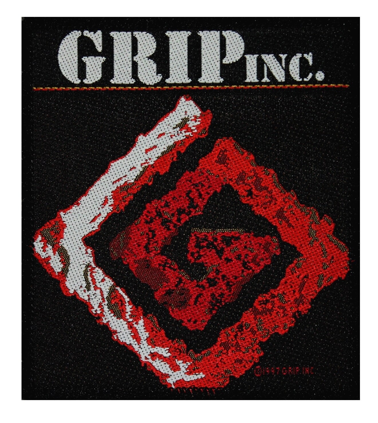 Grip Inc. Band Logo Patch Dave Lombardo Groove Metal Music Etsy