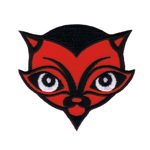 Écusson chat diable Chico Von Spoon artiste Satan Evil brodé fer sur appliqué