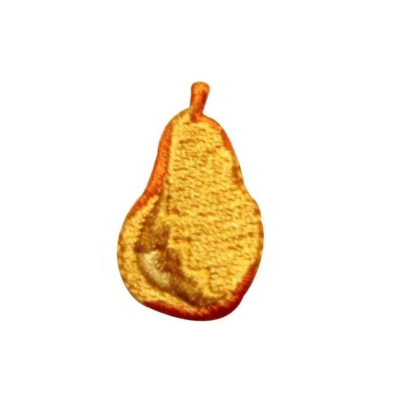 ID 1257 Golden Pear Patch Fall Tree Fruit Snack Embroidered Iron On Applique