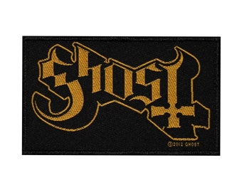 Ghost BC Band Logo Patch Swedish Heavy Metal Music Jacket Woven Sew On Applique