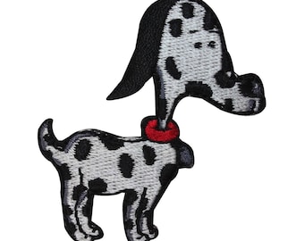 ID 2804 Cartoon Dalmatian Patch Dog Pet Canine Embroidered Iron On Applique