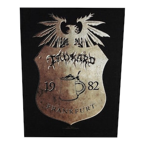 XLG Tankard Crest Back Patch Badge Thrash Metal Music Fan Jacket Sew On Applique