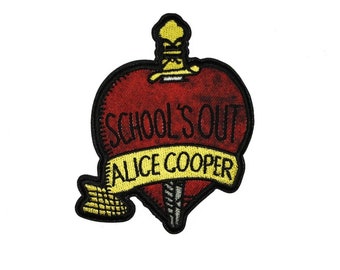 Collectable Patches Collectables Art Iron On Music Festival Embroidered Badge d Sew Alice Cooper Collectable Patches