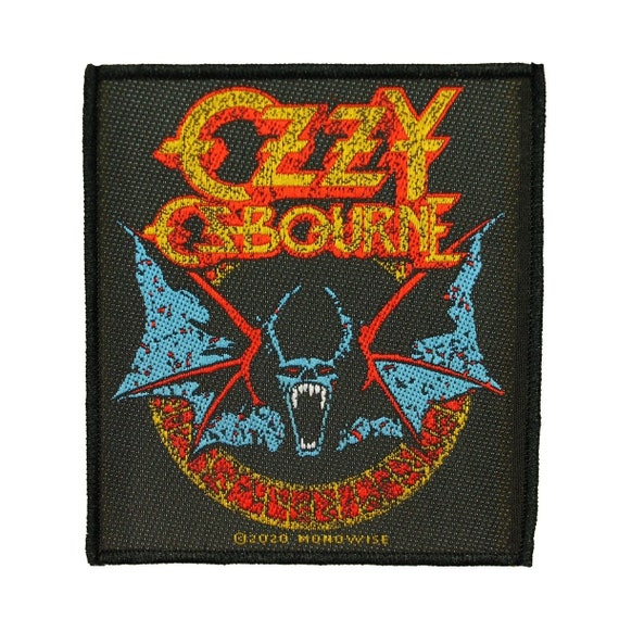 Ozzy Osbourne Bat Album Patch Heavy Metal Band Woven Sew on - Etsy
