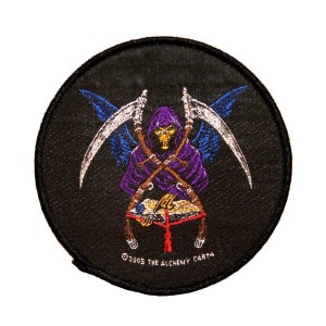 Reaper Angel of Death Bookkeeper of the Dead Alchemy Carta Sew On Applique Patch