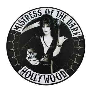 Elvira &quot;Mistress Of The Dark&quot; Rockers XL Patch Dye Sublimation/Iron On Applique