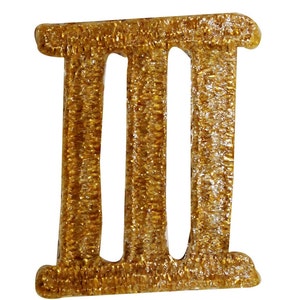 Roman Numeral 6 Gold Lapel Pin CC609G-VI Roman Numerals and 