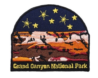 Grand Canyon National Park Patch US Travel Badge Embroidered Iron On Applique