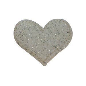 ID 3277C Speckled Heart Patch Valentines Day Love Embroidered Iron On Applique