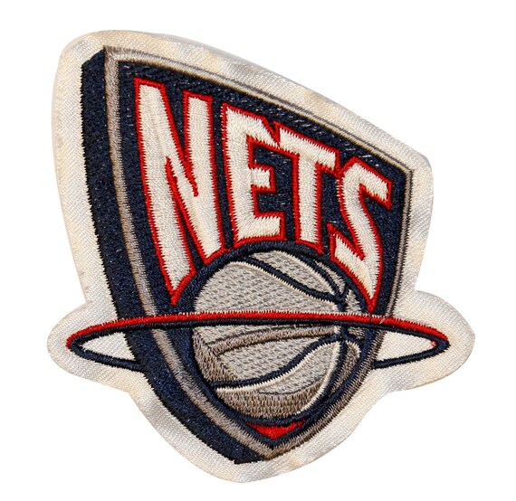 Classic Brooklyn Nets Logo Patch Sports Basketball Embroidered Etsy