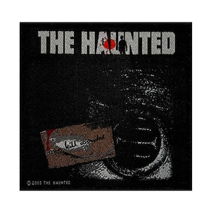 The Haunted One Kill Wonder Patch album de groupe de métal suédois tissé à coudre sur appliqué