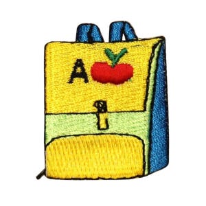 ID 0940B Patch pour sac à dos pour enfants, cartable d'école primaire brodé en fer sur appliqué