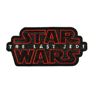 Disney Star Wars The Last Jedi Patch New Movie Logo Title Badge Iron On Applique