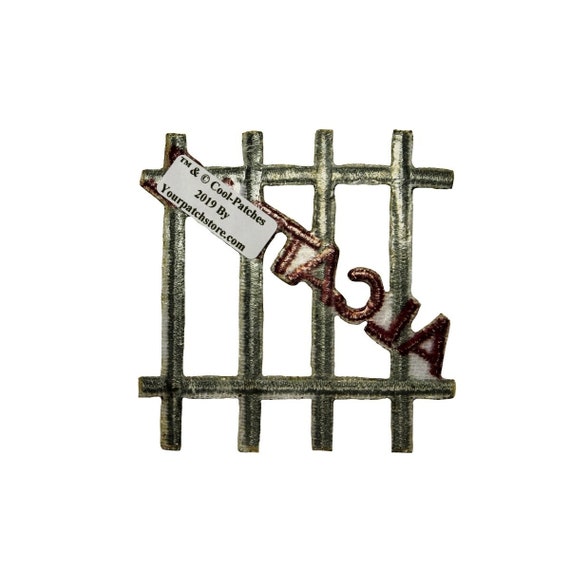 ID 1400 Alcatraz Jail Bars Patch Prison Gate Craft Bordado - Etsy México ID 1400 Alcatraz Jail Bars Patch Prison Gate Craft Bordado - Etsy México
