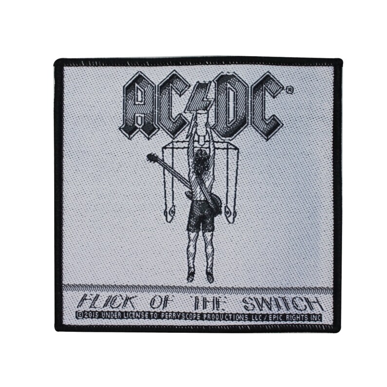 Ac Dc Acdc Flick Of The Switch Album Art Patch Fan Rock Band Etsy - image 0