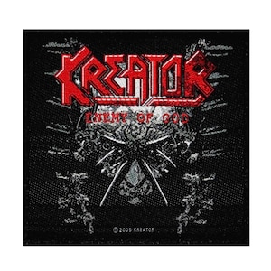 Kreator Enemy of God Patch Album Art Thrash Metal Band Woven Sew On Applique