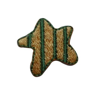 ID 3554 Striped Star Patch Ocean Star Fish Craft Embroidered Iron On Applique