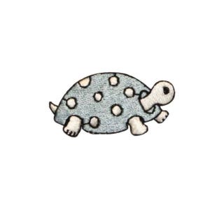 ID 0729B Cartoon Spotted Turtle Patch Cute Shell Embroidered Iron On Applique