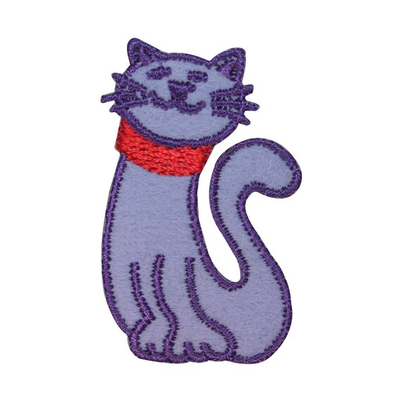 ID 3047B Smiling Cat Emblem Patch Kitten Kitty Pet