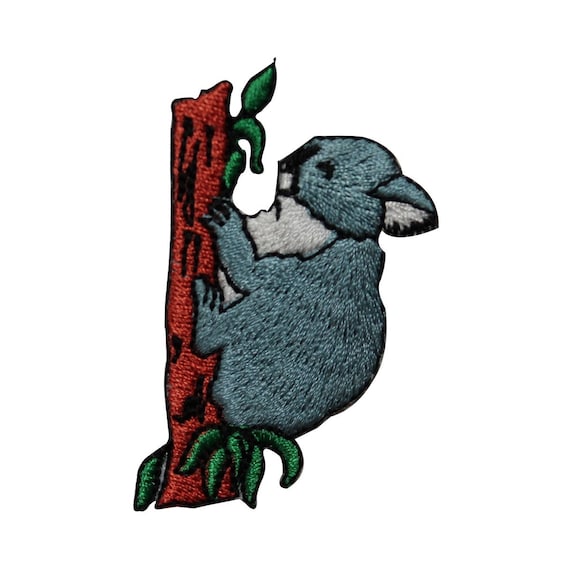Id 3656 Koala Bear Climbing Tree Patch Marsupial Embroidered Etsy