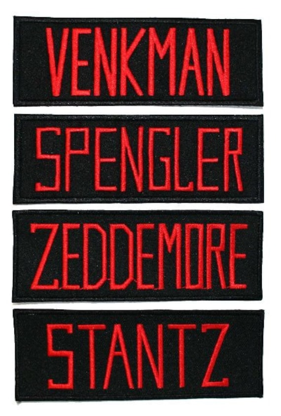 Ghostbusters Movie VENKMAN Uniform Name Tag Iron-on//Sew-on PATCH