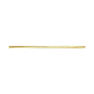 May include: A thin, gold-colored metal bar, possibly a decorative trim or a piece of jewelry.