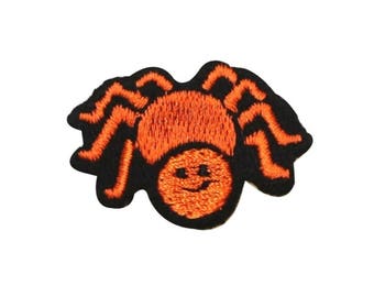 ID 0924 Friendly Tiny Spider Patch Halloween Creepy Embroidered Iron On Applique