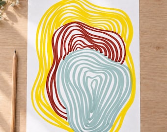 ECHO LINES #18 — Originalkunstwerk