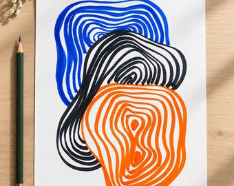 ECHO LINES #14 — Originalkunstwerk