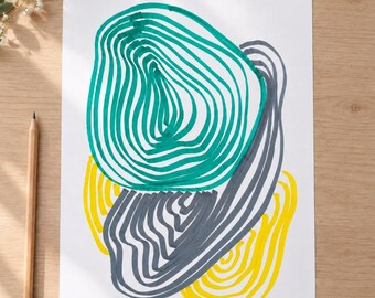 ECHO LINES #16 — Originalkunstwerk