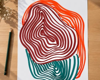 ECHO LINES #12 — Original-Artwork