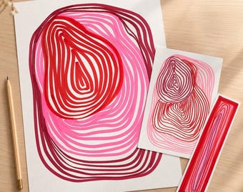 ECHO LINES — Original-Kunstset
