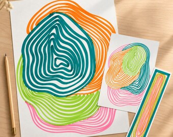 ECHO LINES Original Art Set #3