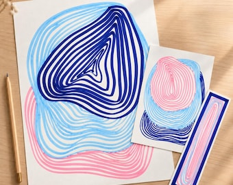 ECHO LINES Original Art Set