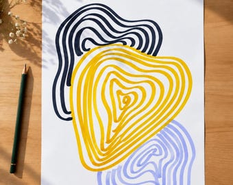 ECHO LINES #17 — Originalkunstwerk
