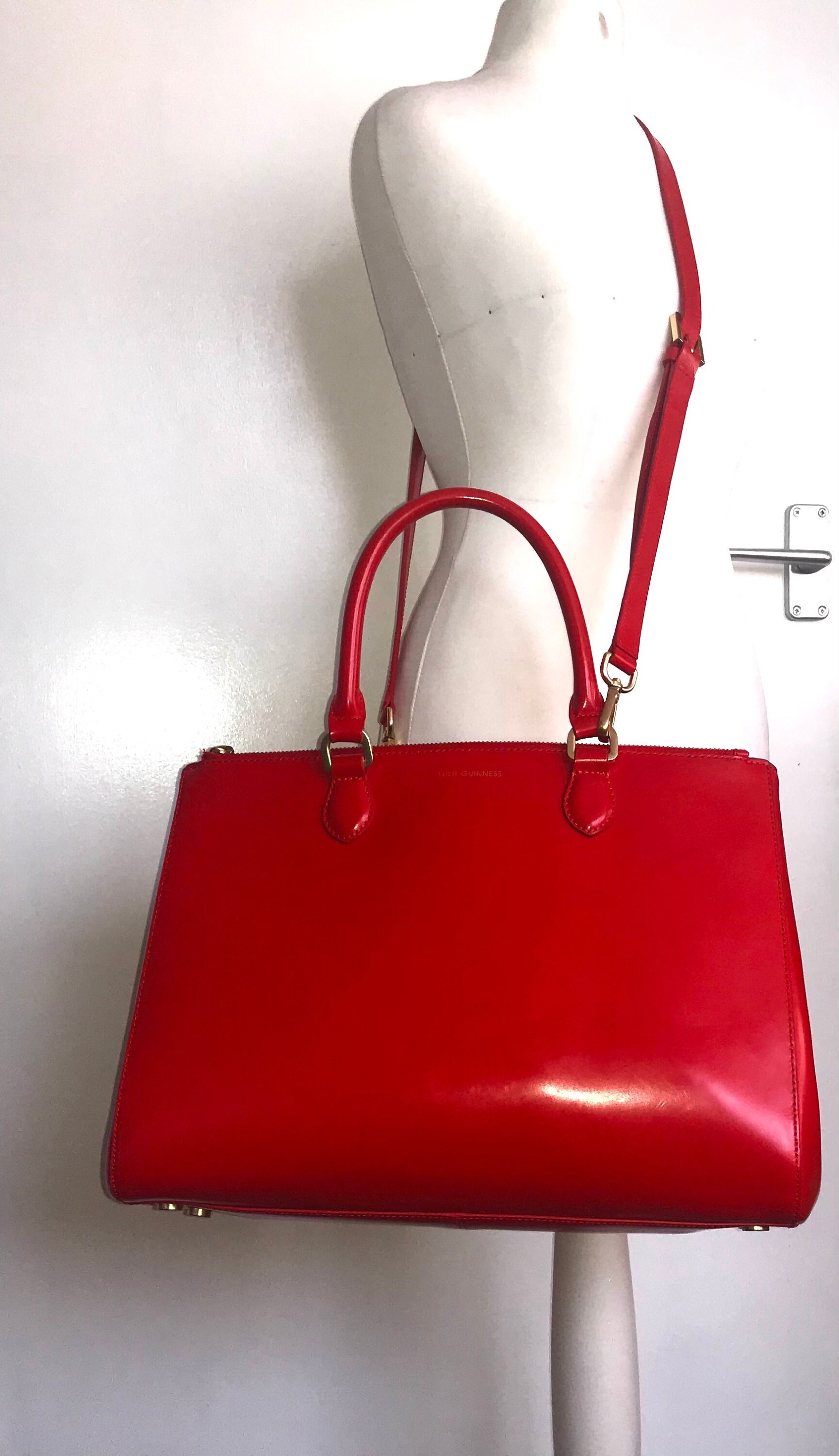 Lulu guinness red purse sale