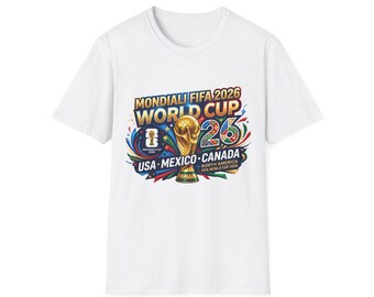 2026 FIFA World Cup World Graphic T-Shirt | USA Mexico Canada tournament