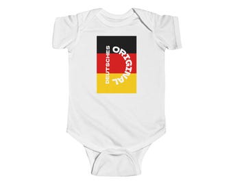 German Flag Original Bodysuit | Deutsches Original baby onesie