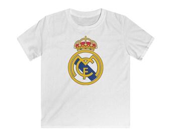 Real Madrid Crest Kids Tee | Soccer Club Logo Shirt