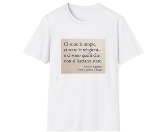 Italian Quote Graphic T-Shirt | Luciano Ligabue