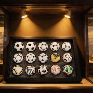 2026 World Cup Mini Soccer Ball Ornament, Football Fan Desk Keepsake, Unique Birthday Gift for Men & Sports Lovers
