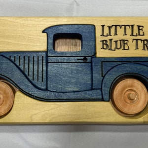 Little Blue Pickup Truck Puzzle