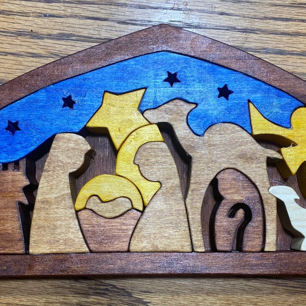 Nativity Puzzle - Etsy