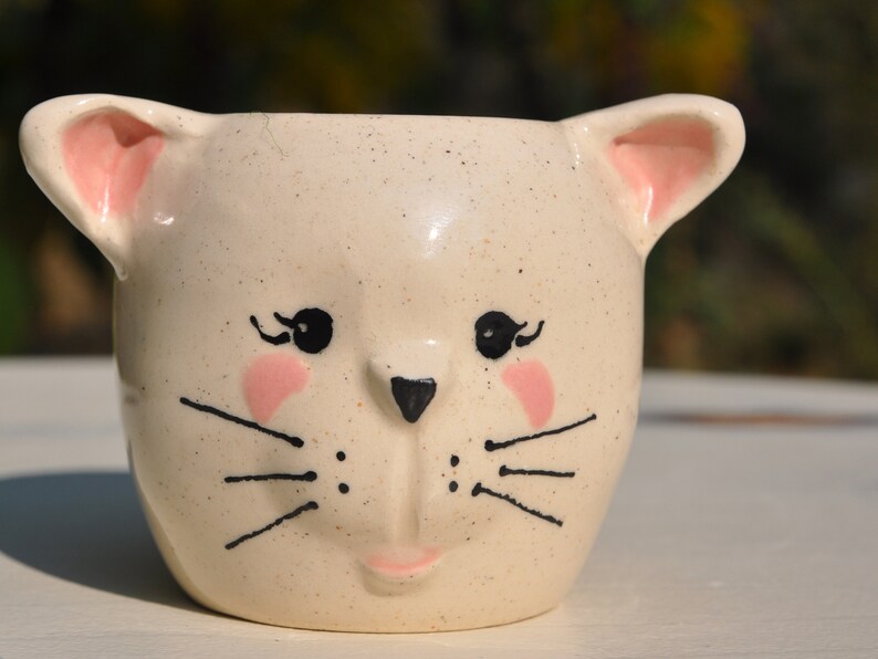 Ceramic kitty planter image 2